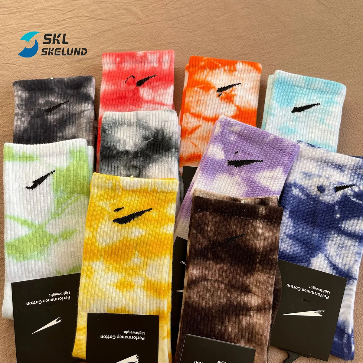 High Elastic Tie-dye No Show Socks, Ankle Low Cut Socks Tie-dye, Hidden Invisible Boat Socks Low-Cut Socks Novelty No-Show Socks