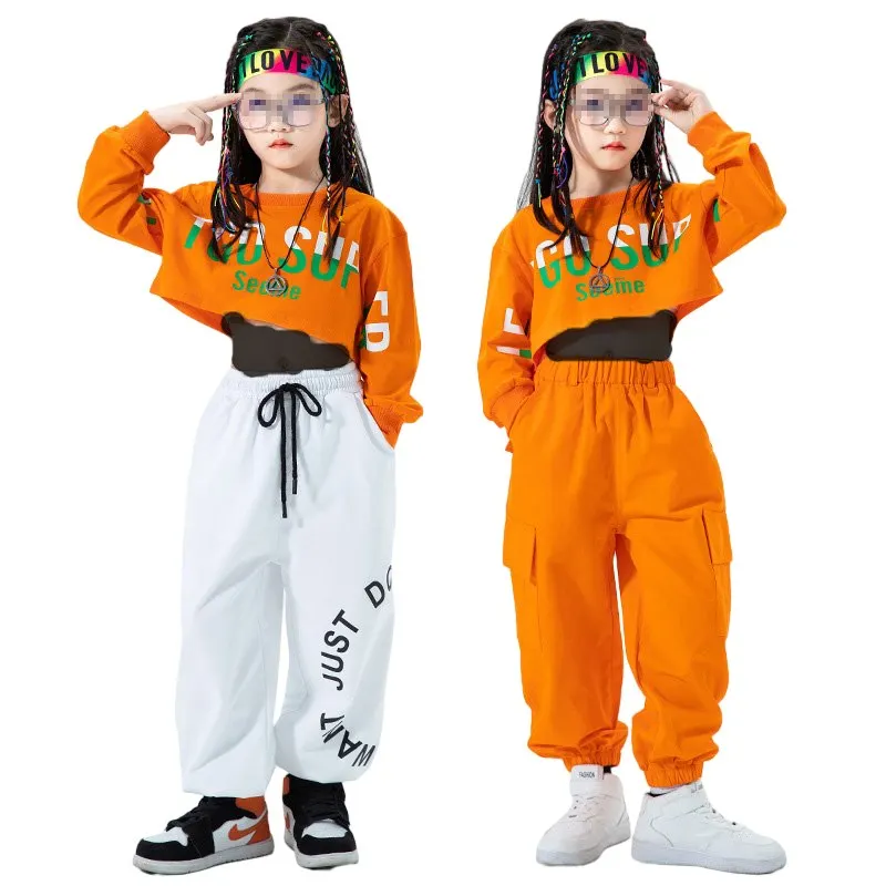 Wholesale Summer Spring Girls Clothes Teenager Girls Clothing 2-12 Years Kids Performance Costume Girls Suit Trousers