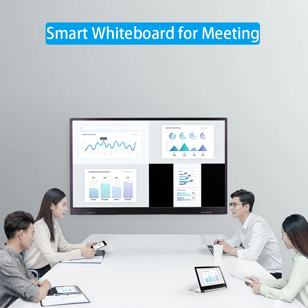 Multitouch Screen School Teaching Electronic Writing Flat Panel Digital Smart Whiteboard Interactive Board