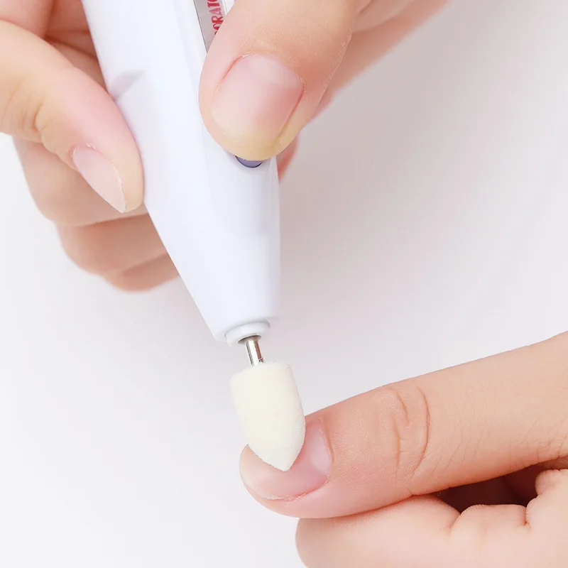 Pen Shape Electric Nail Drill Manicure Filer Kit Nail Polish Machine set with 5 Acrylic Gel Remover Pedicure Tools