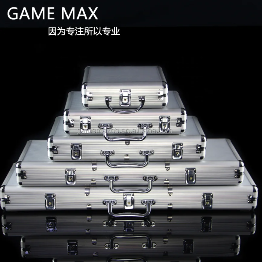Factory Directly Sales Aluminum Storage Case 100-200-300-500  poker chip  aluminum case