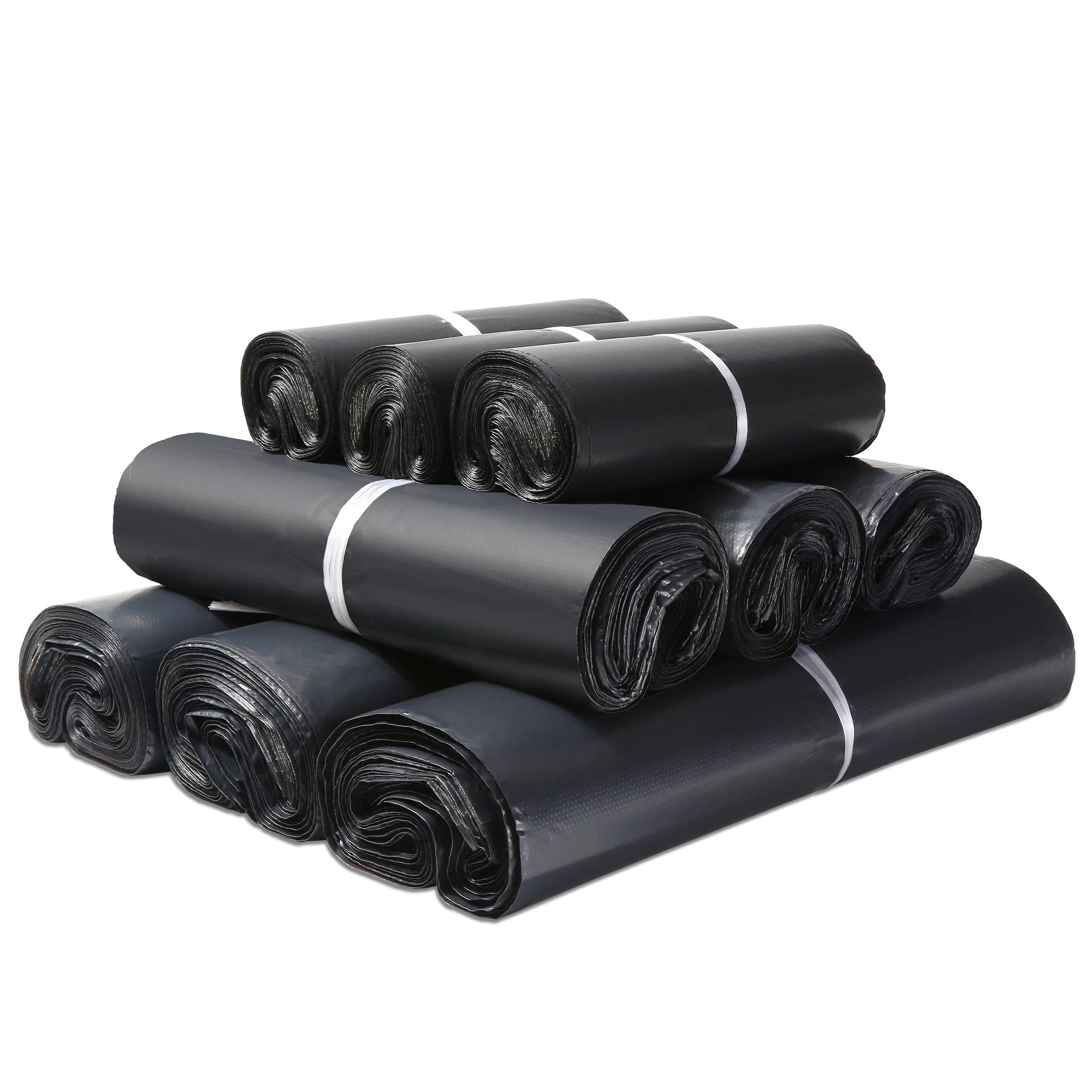 Customized logo printing PLA degradable plastic mailer envelope packing courier shipping bag for postal