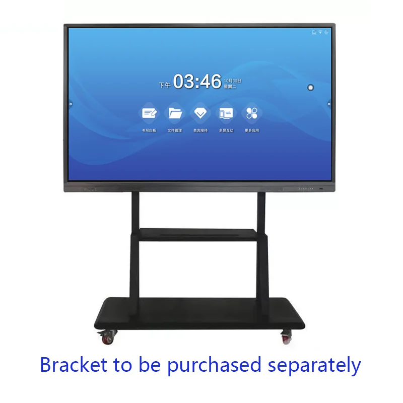 55 дюймов 2160p Touch OPS LCD Интерактивные плоские дисплеи оборудование умная цифровая доска для обучения и офиса