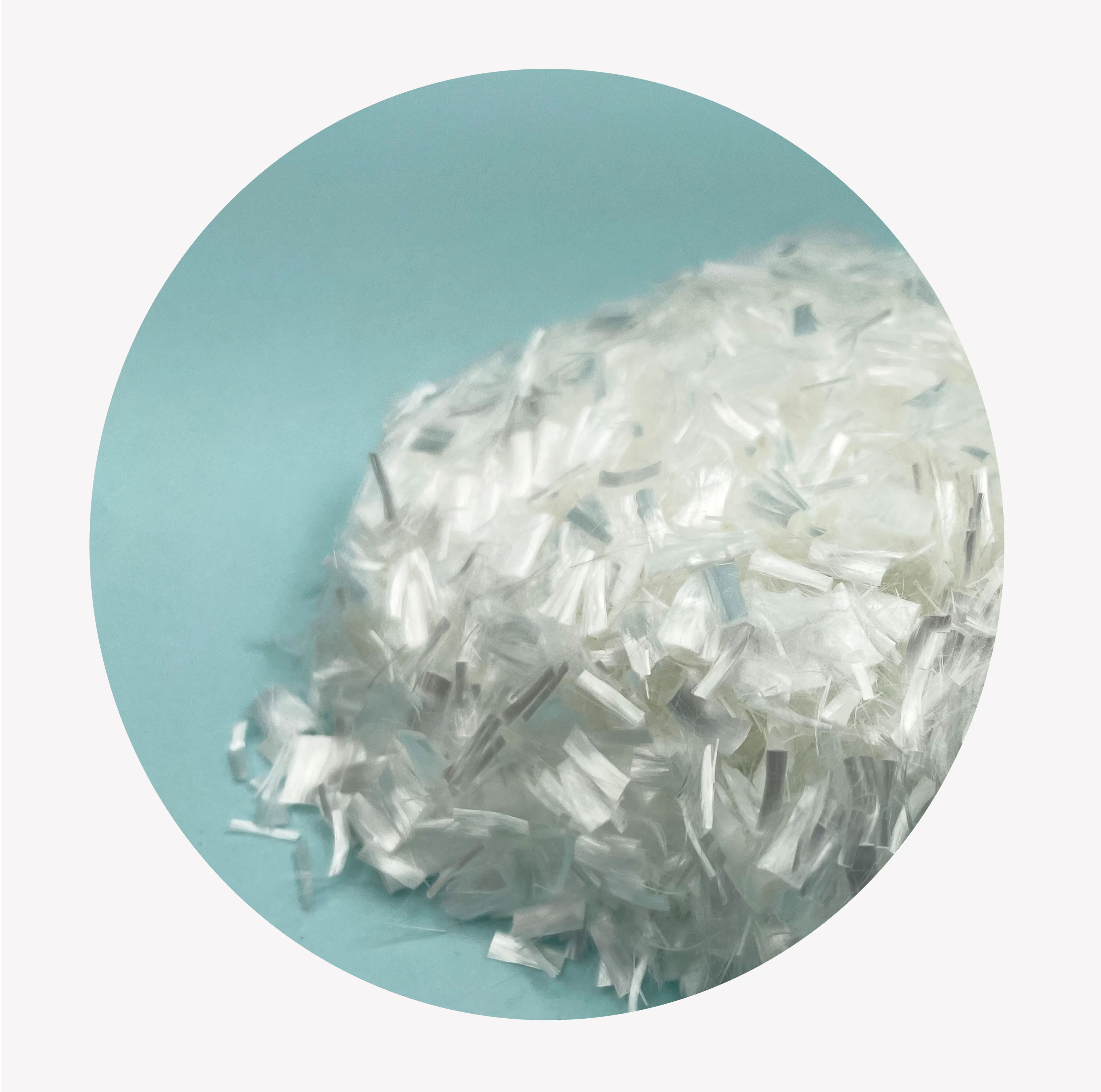 1.5Dx9mm/12mm lyocell short cut fiber for road soil concrete