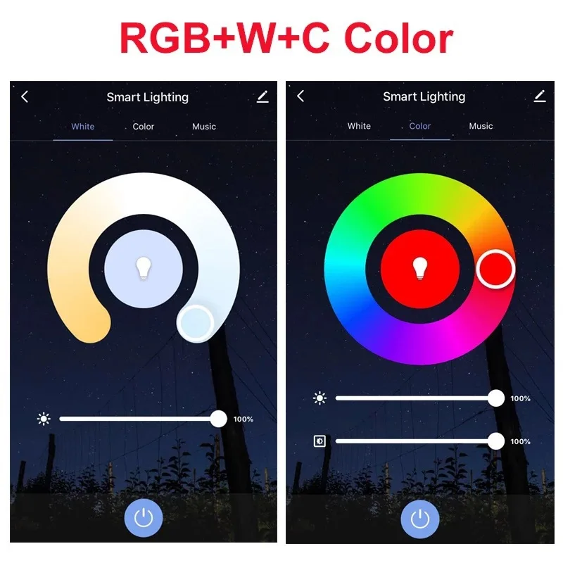 Zigbee smart bulbs with faster connection Google Alexa RGB smart things E27 APP and voice control dimmable LED lights