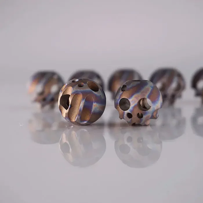 BST-TI Titanium alloy EDC titanium saber pendant diy pendant mobile phone pendant titanium design edc products