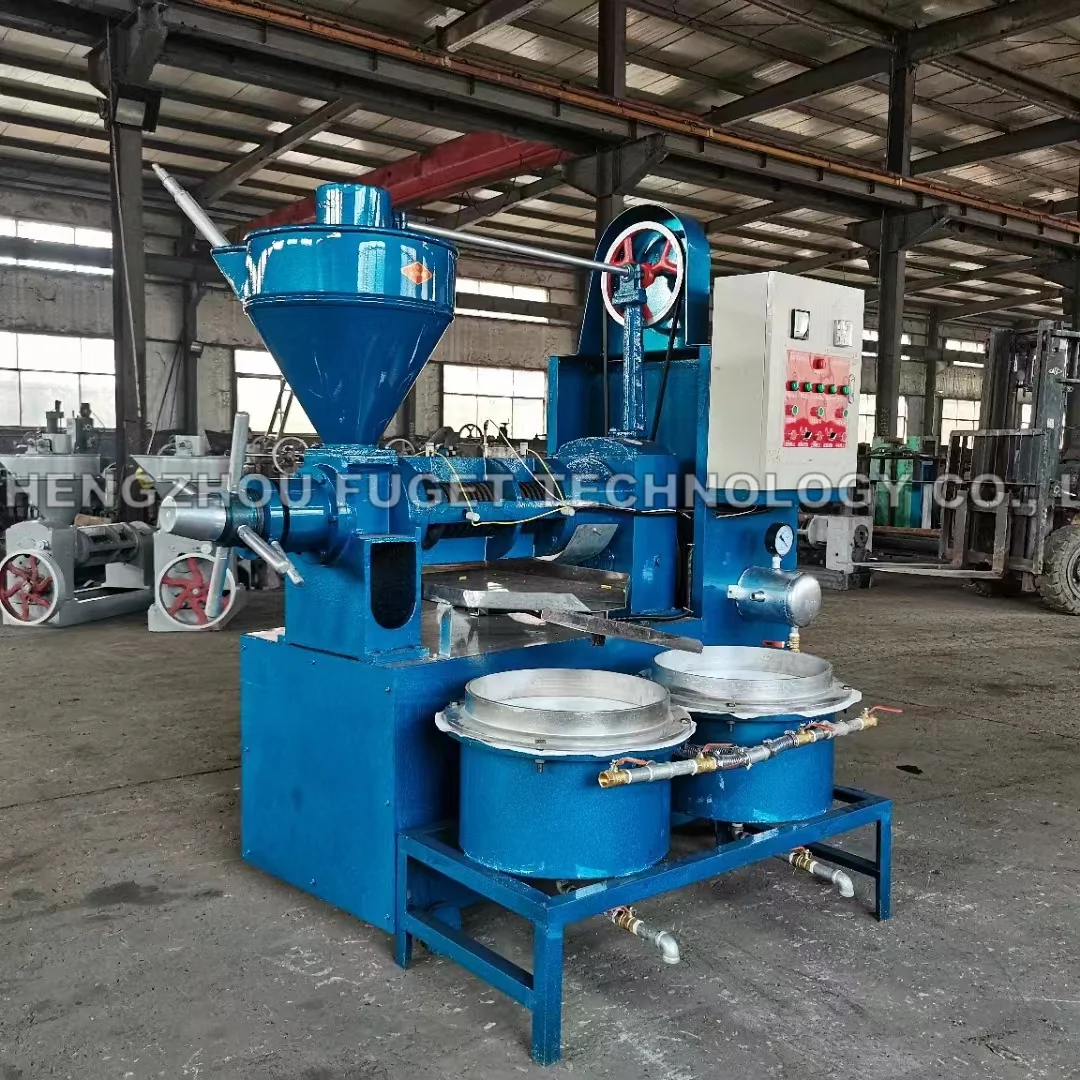automatic combined with vacuum oil filter soybean sunflower oil mill oil press machine