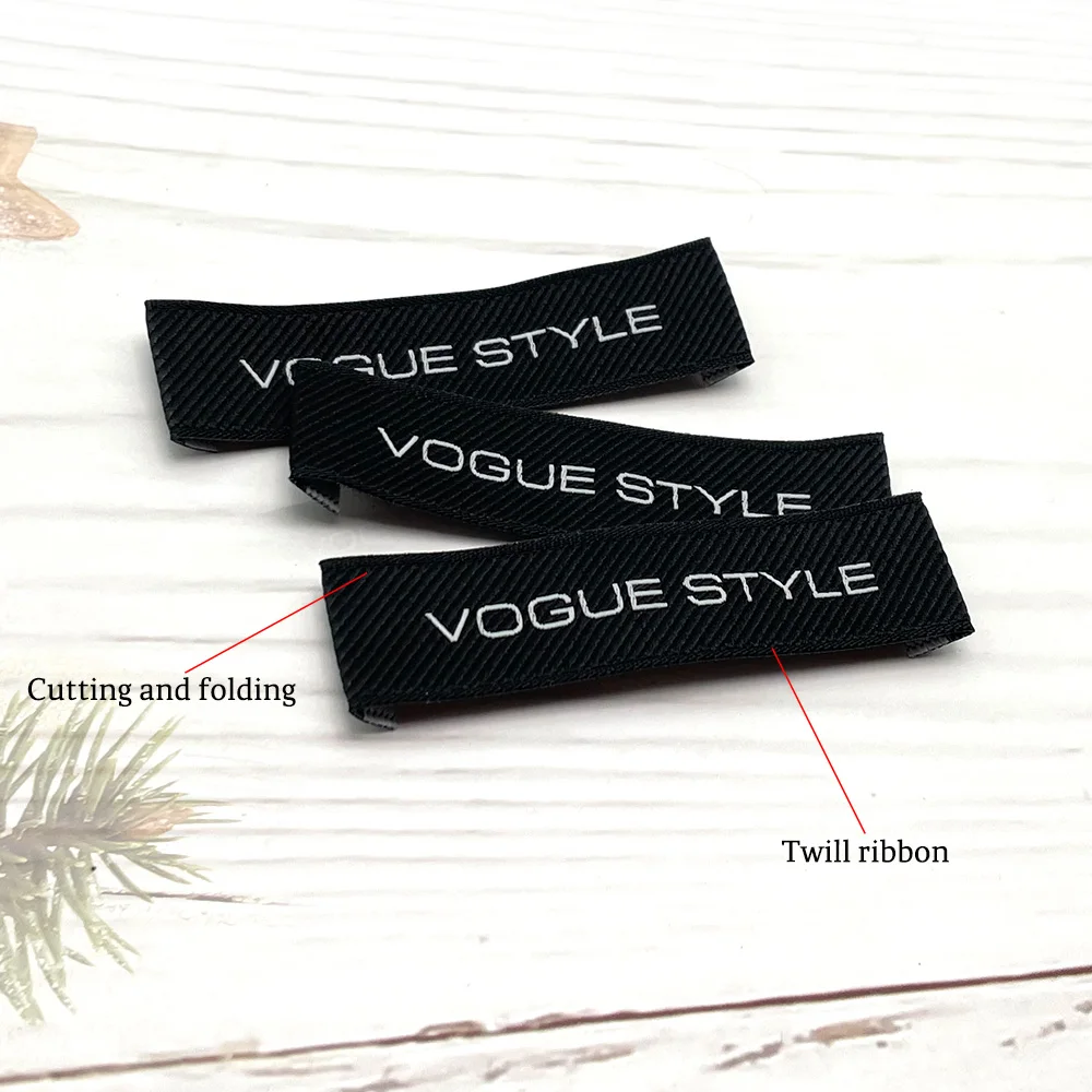 New Design Woven Private White Labels Clothing Manufacturer Tags Neck  Custom Clothes private label baby clothes label