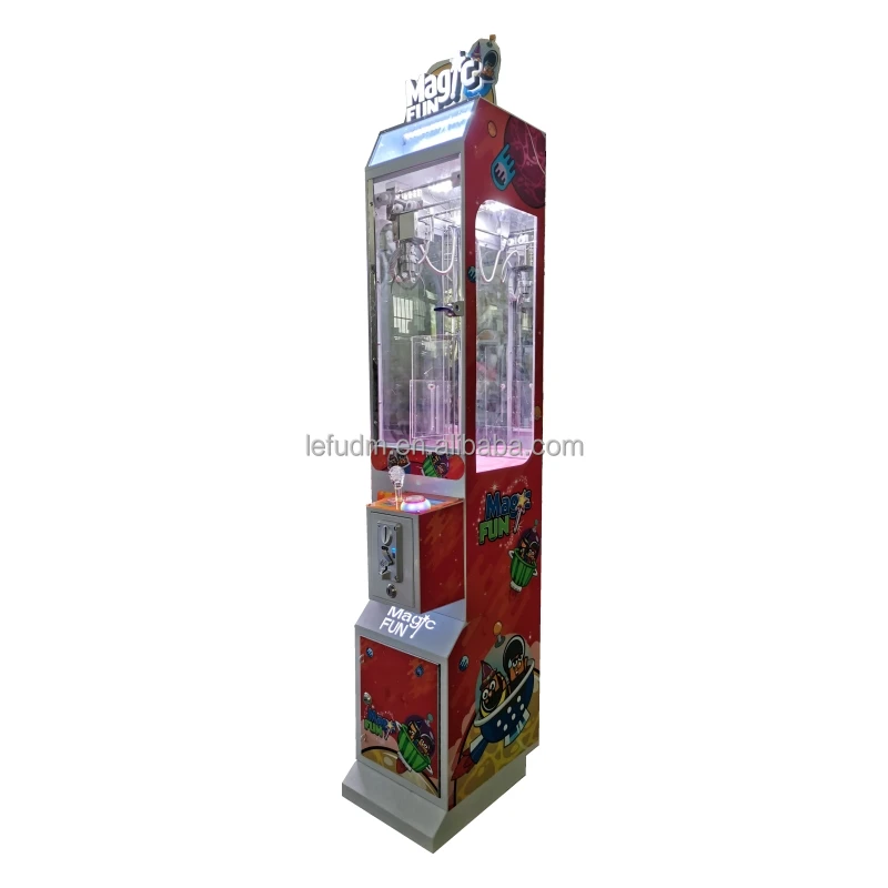 2023 New Mini Toy Claw Machine Indoor Magic Key Claw Machine  Mini Claw Machine with Bill Acceptor $300