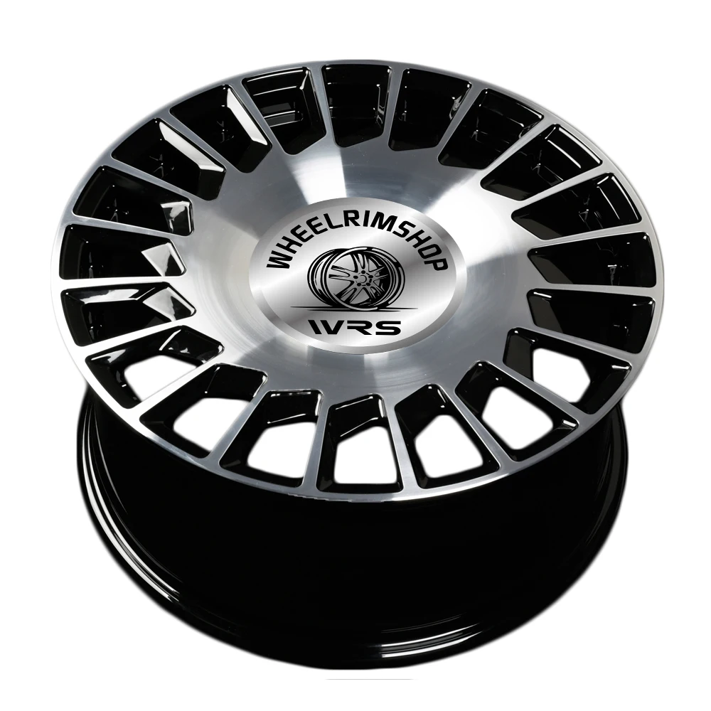 WR-32 China Suppliers OEM Wheels 17 inch Rims Deep Dish Black Rims 19 Passenger Car Wheels  For BMW Maserati Porsche