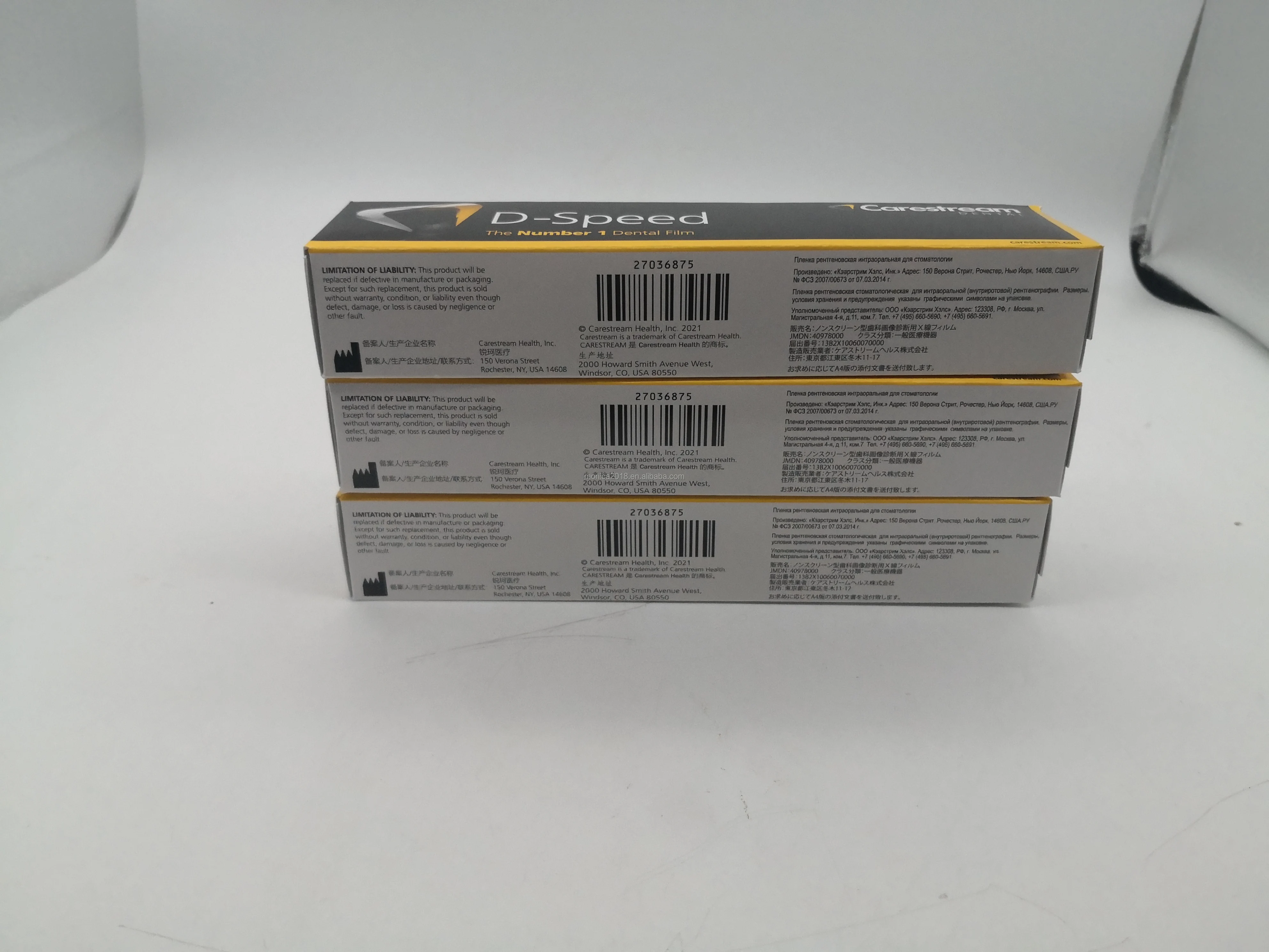 Kodak Dental D Speed рентгеновская пленка/стоматологическая интраоральная пленка/Carestream speed пленка