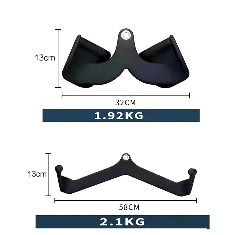 Gym use mag bars all handles for high pully cable crssover machine Multi back training Lat r T bar V bar