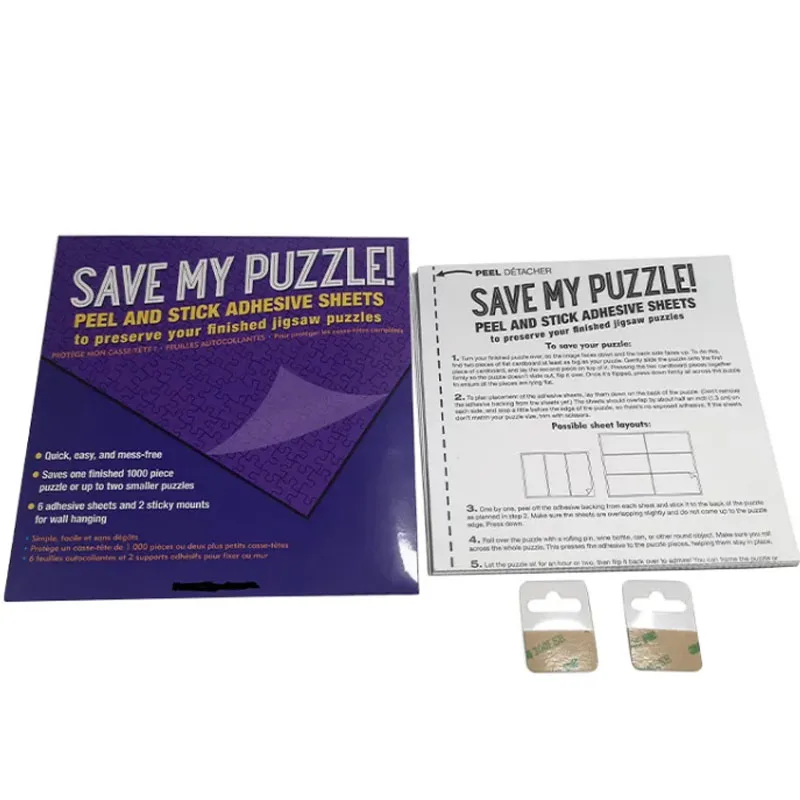 Factory direct sales printing, low-priced personalized transparent adhesive protective film pasting, puzzle stickers