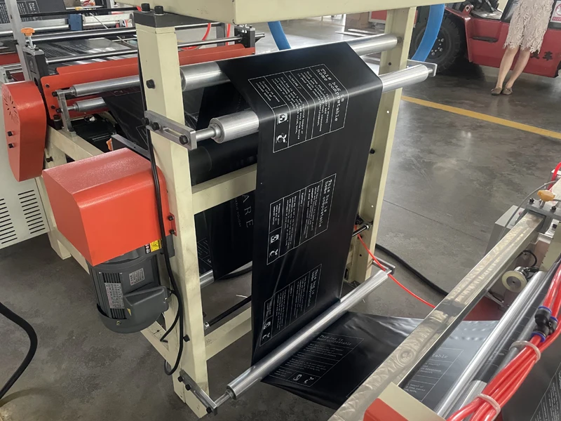 Computer Controlled PE Plastic DHL Courier Express Bag Machine side sealing express bag making machine