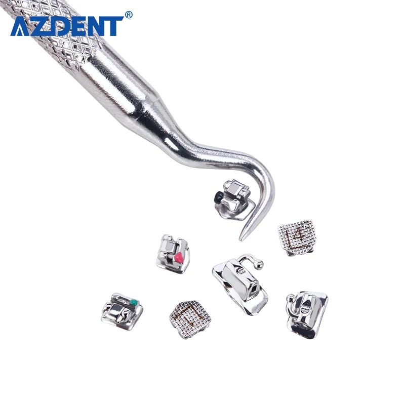 Economic dental metal orthodontic self ligating brackets for sale