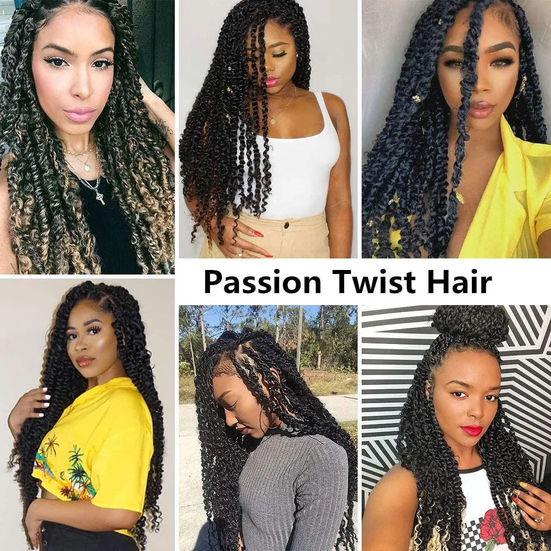 Wholesale crochet hair braid crochet hair water wave passion twist wavy braiding hair Synthetic passion twist For Distressed