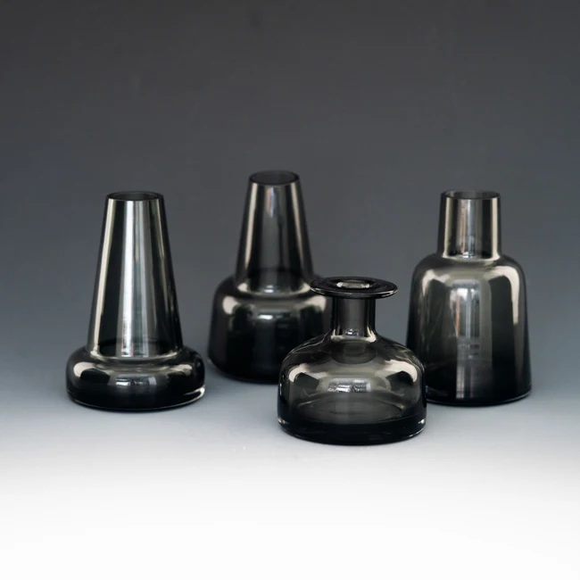 handmade cone shape tall glass vase replacement