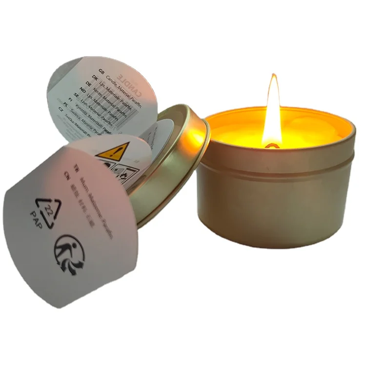 Быстрый срок изготовления изящный предупреждающий двухслойный стикер для свечей