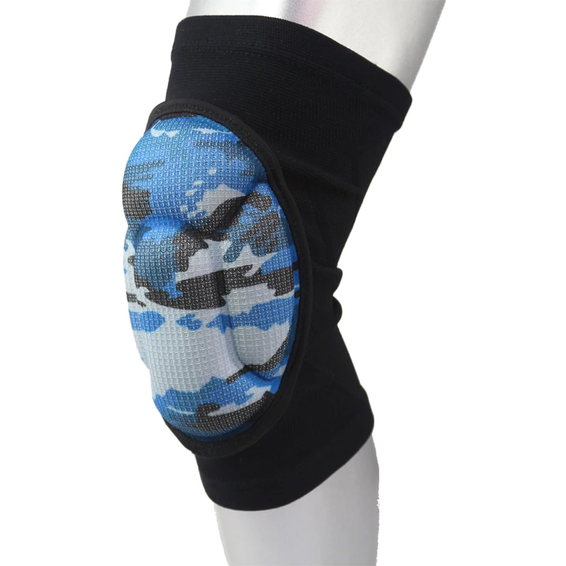 custom pattern sponge nylon elbow knee pads fitness football volleyball knee pads
