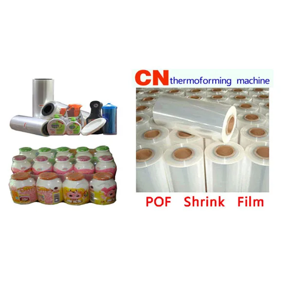 Heat Thermal Thermo Shrinkable PE PVC POF Plastic Film in Centerfolded Single Layer Tube Roll at High Quality