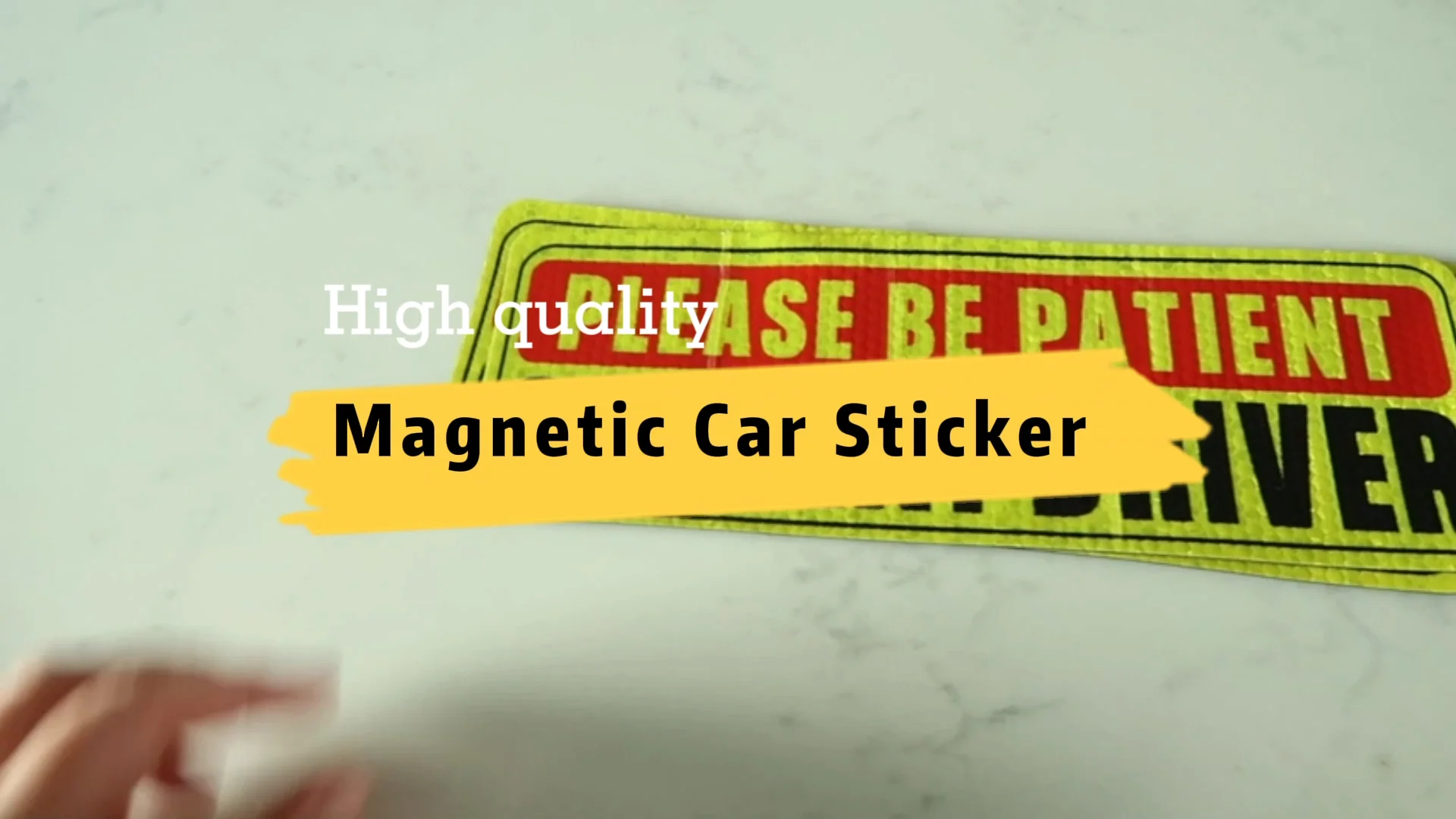 Wholesale Student Driver Magnetic Safety Car Sign - Car Vehicle Reflective Sign Bumper Sticker for New Drivers