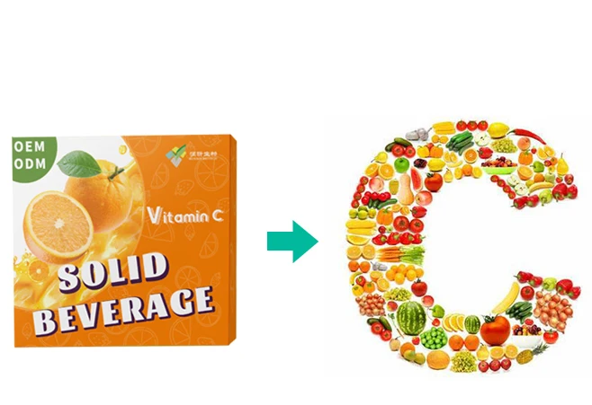 Vitamin C Effervescent Solid Beverage vitamin supplement