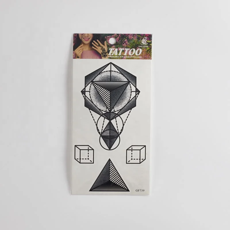 Newest Fashionable Full Color Printed Tattoo Stickers Temporary Tattoo Design