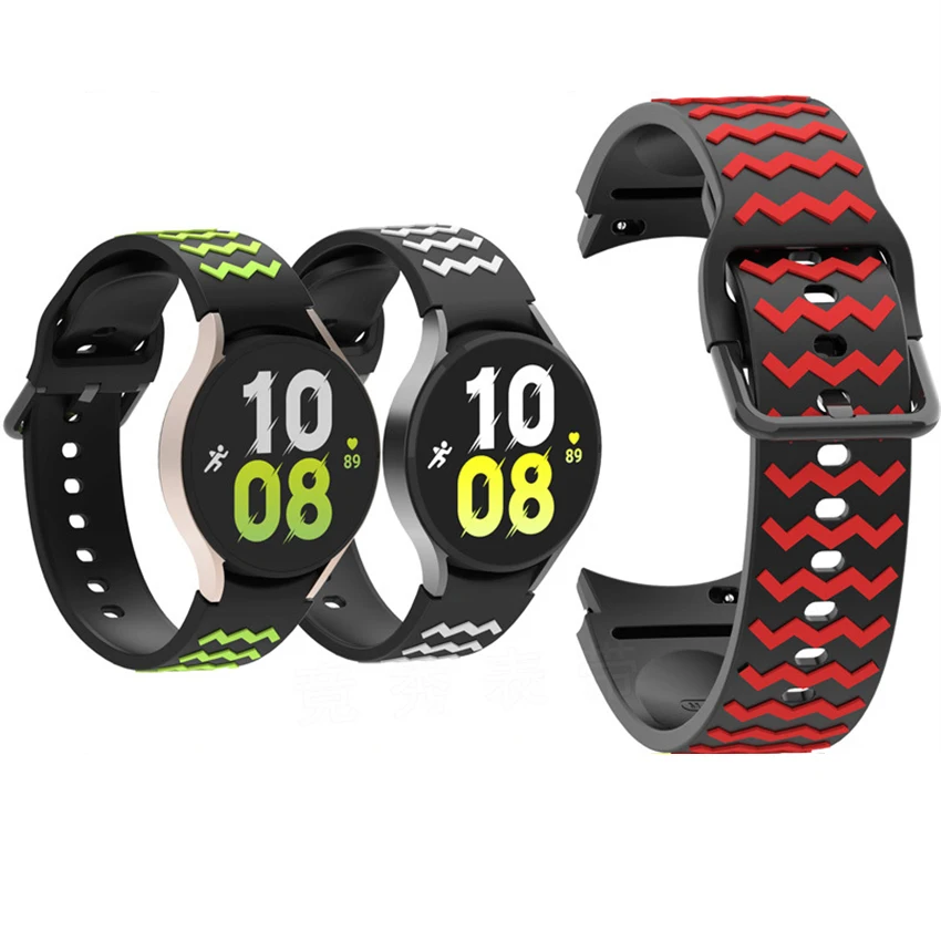2023 силиконовый ремешок для часов Samsung Galaxy Watch 6 5 Pro 4 3