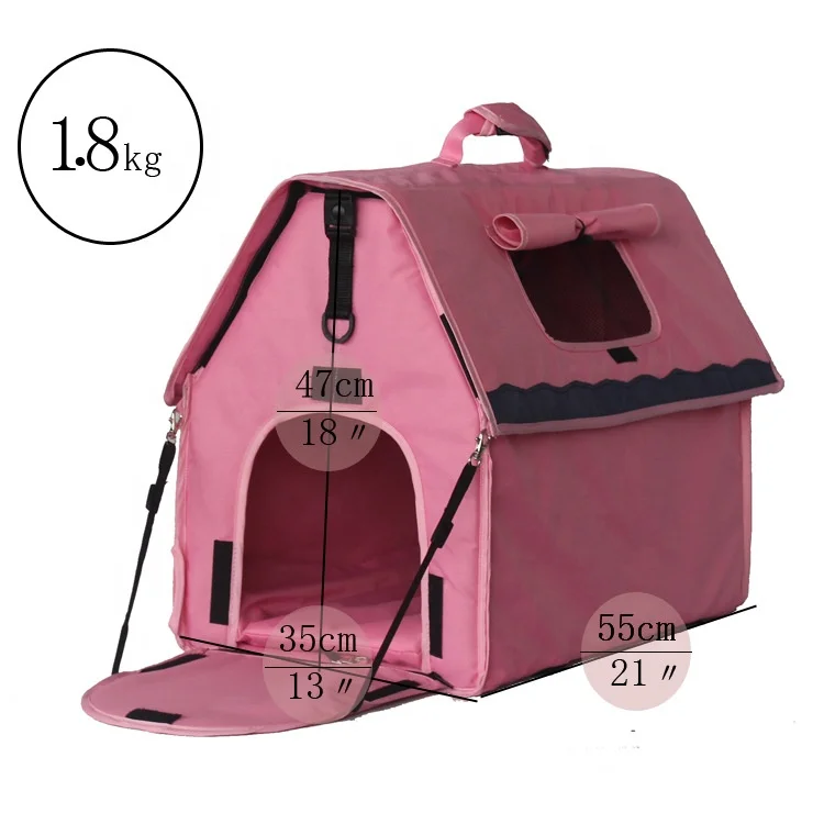 Складная переносная коляска R1924H для собак и кошек, 4 колесика, роскошная дорожная прогулочная коляска для домашних животных