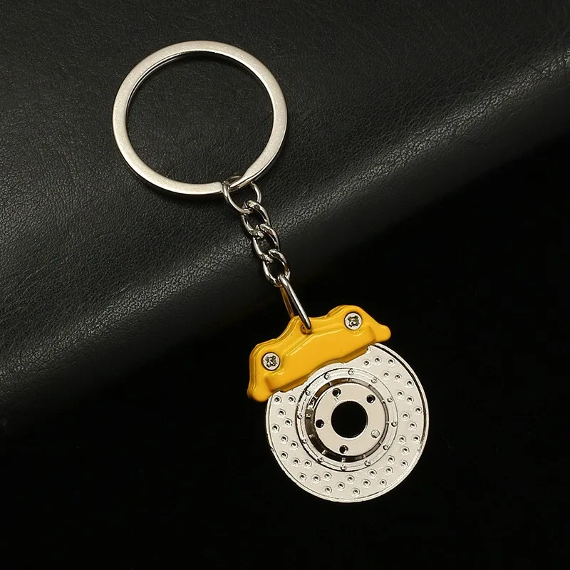 3D creative car modification metal pendant keychain with logo custom