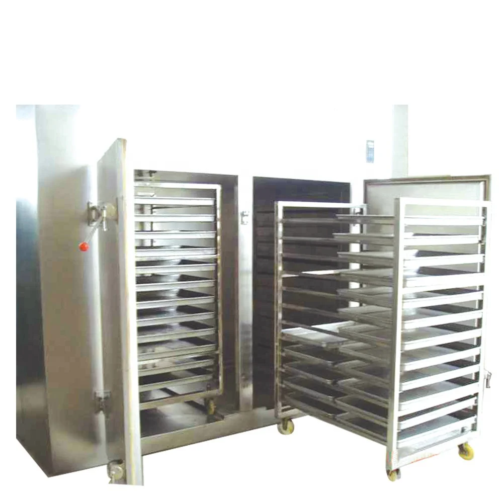 Electric continuous drying oven for copra dryer dry coconut husk chips powder drying machine with tray
