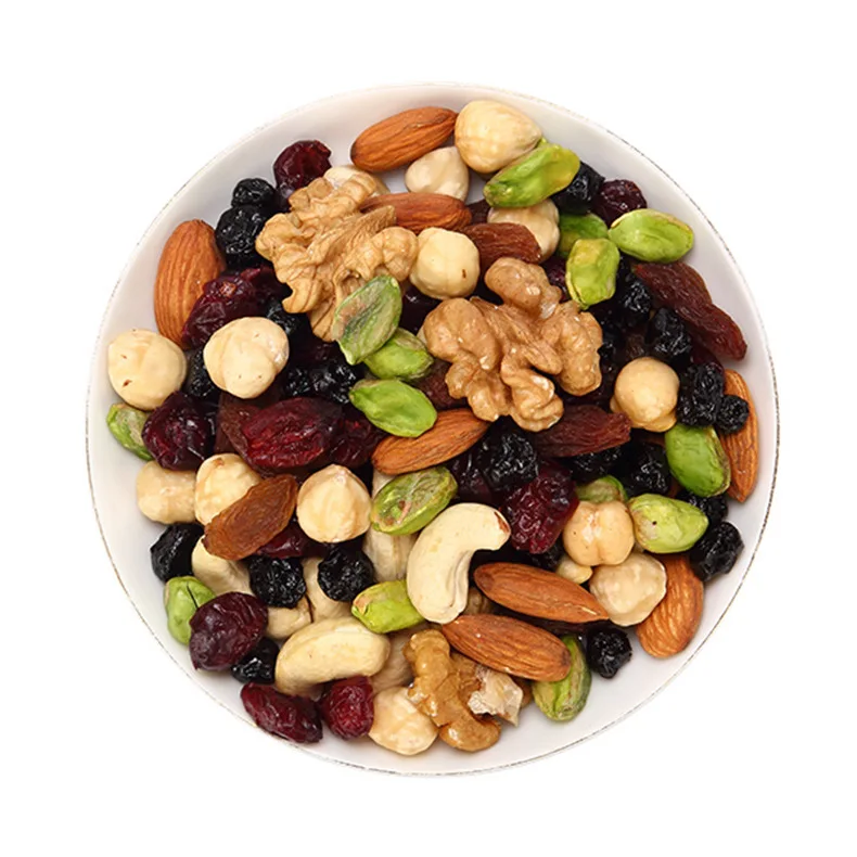 Healthy mixed nuts snacks of roasted nuts dried fruits snack nut for 7 days