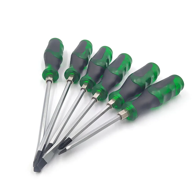 Amazon hot sale green 7pcs multifunction  1 guy 1 phillips screwdriver set