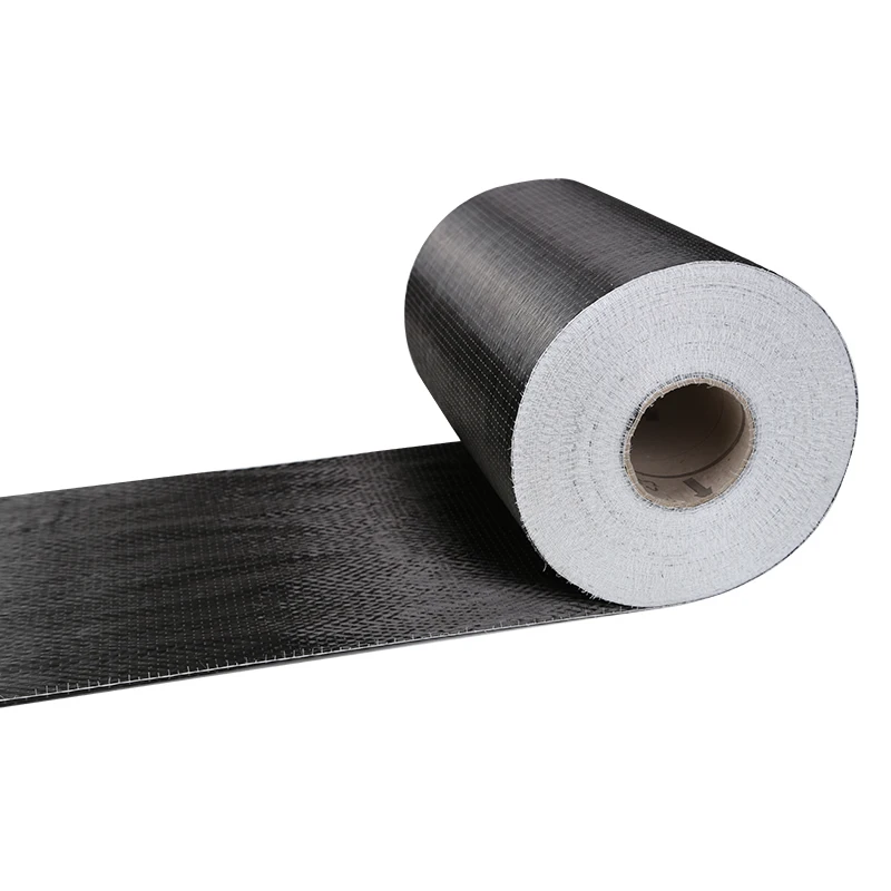 SHIBANG Unidirectional carbon fiber cloth 12k 200g black woven fiber cloth industrial carbon fiber building reinforcement fabric