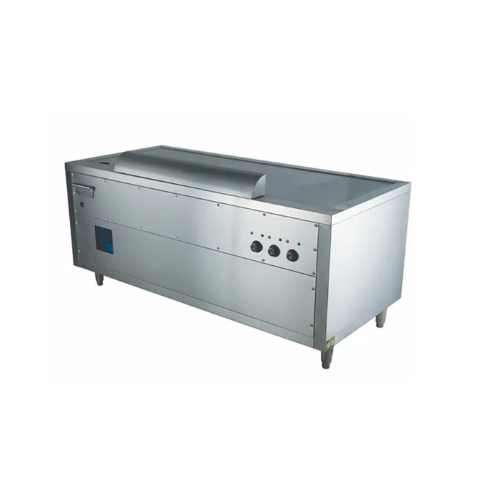 H095 Stainless Steel Electric Smokeless Teppanyaki Table