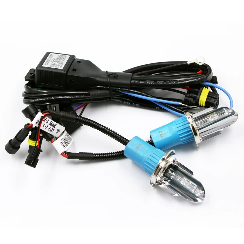DAO Car Accessories AC 35W 55W HID Bi-Xenon Bulb H4 Slim Canbus Hid Xenon Ballast HID Xenon Kits Hi Low Beam Swing Lamp