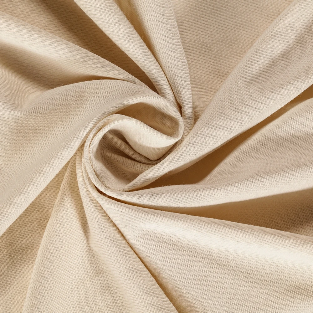 Stretch High Quality Knitted Jersey Fabric 100% Cotton For T-shirt Fabric Be Summer