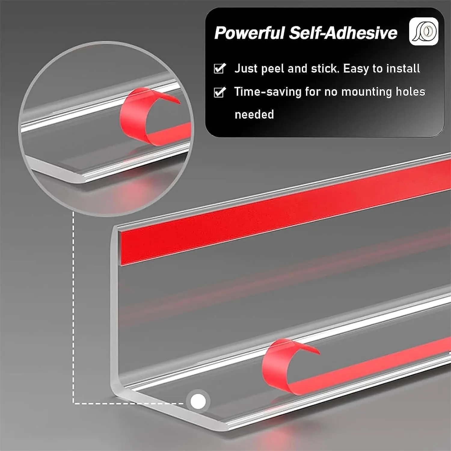 Clear Self-Adhesive Wall Corner Protectors Guards & Edge Protector for Baby Furniture Door Tables Sharp Furniture Easy to Instal