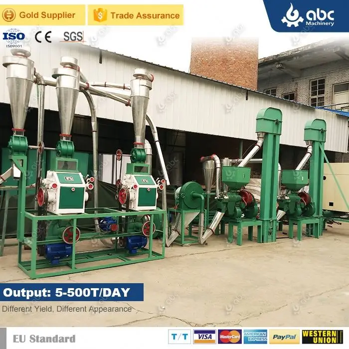 Best Reputation Integrated Maize Meal 5-500T Mini Milling Machine For Flour Grinding