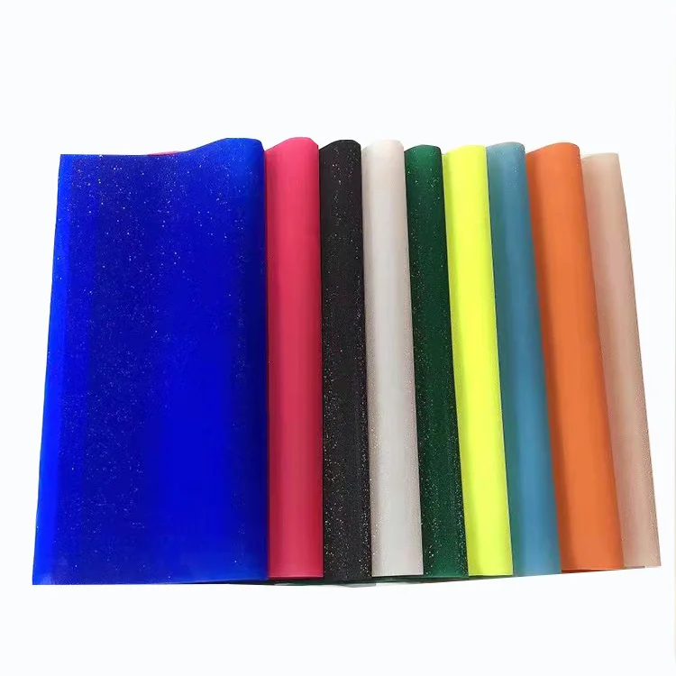 Eco-friendly multi-colour Shiny TPU sheet 47cm X 47cm for shoes & bag