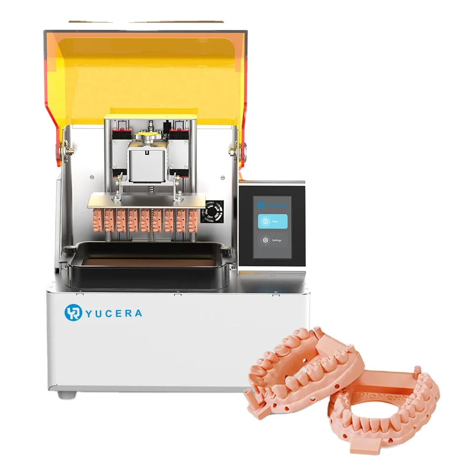 YUCERA factory price dental 3D printer monochrome screen consumable types 405 nm dental jewelry washing photosensitive resin