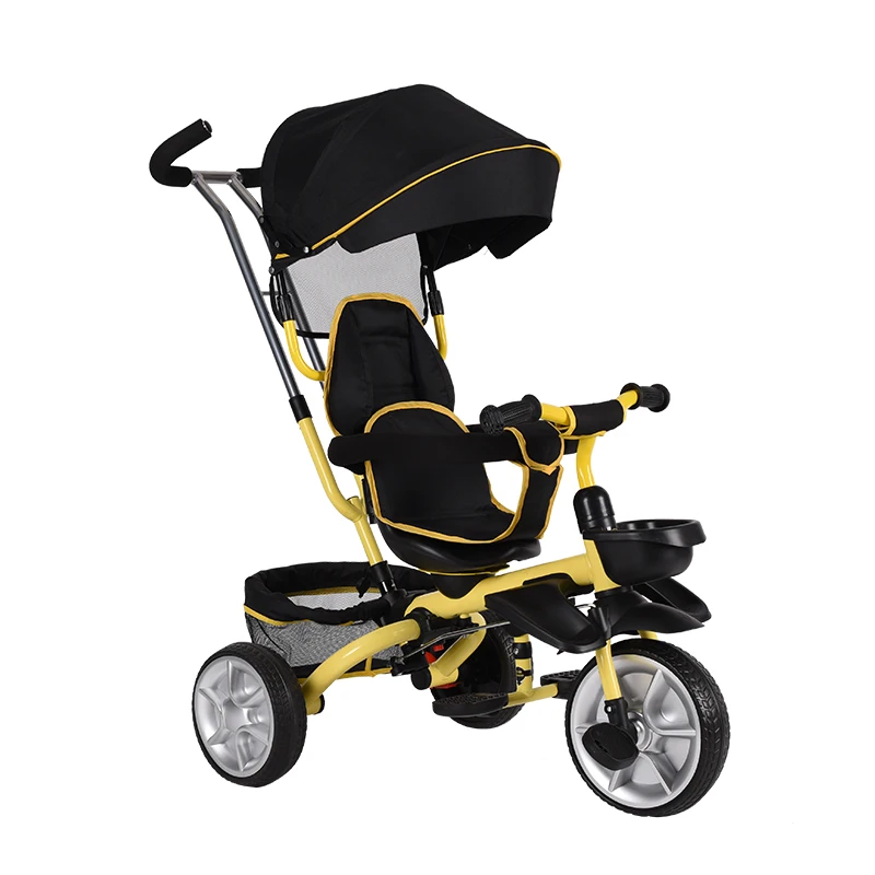 2024  fashion hot sale wholesale folding baby safety walker tricycle for babies 4 in 1