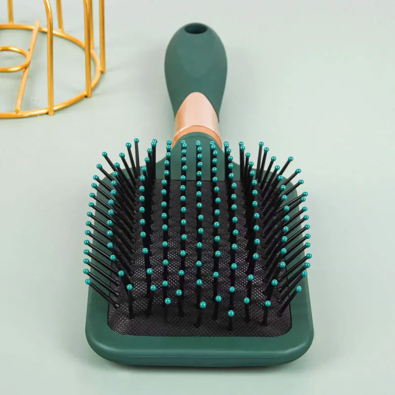 New arrival solid color fashion comfortable hair brushes for women ball tipped hair massage brush