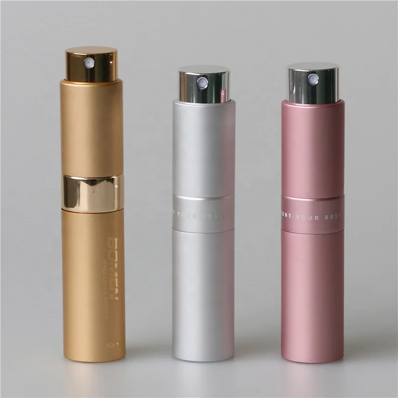10ml 15ml 20ml metal luxury portable spray atomizer bottle for perfume and skin care packaging