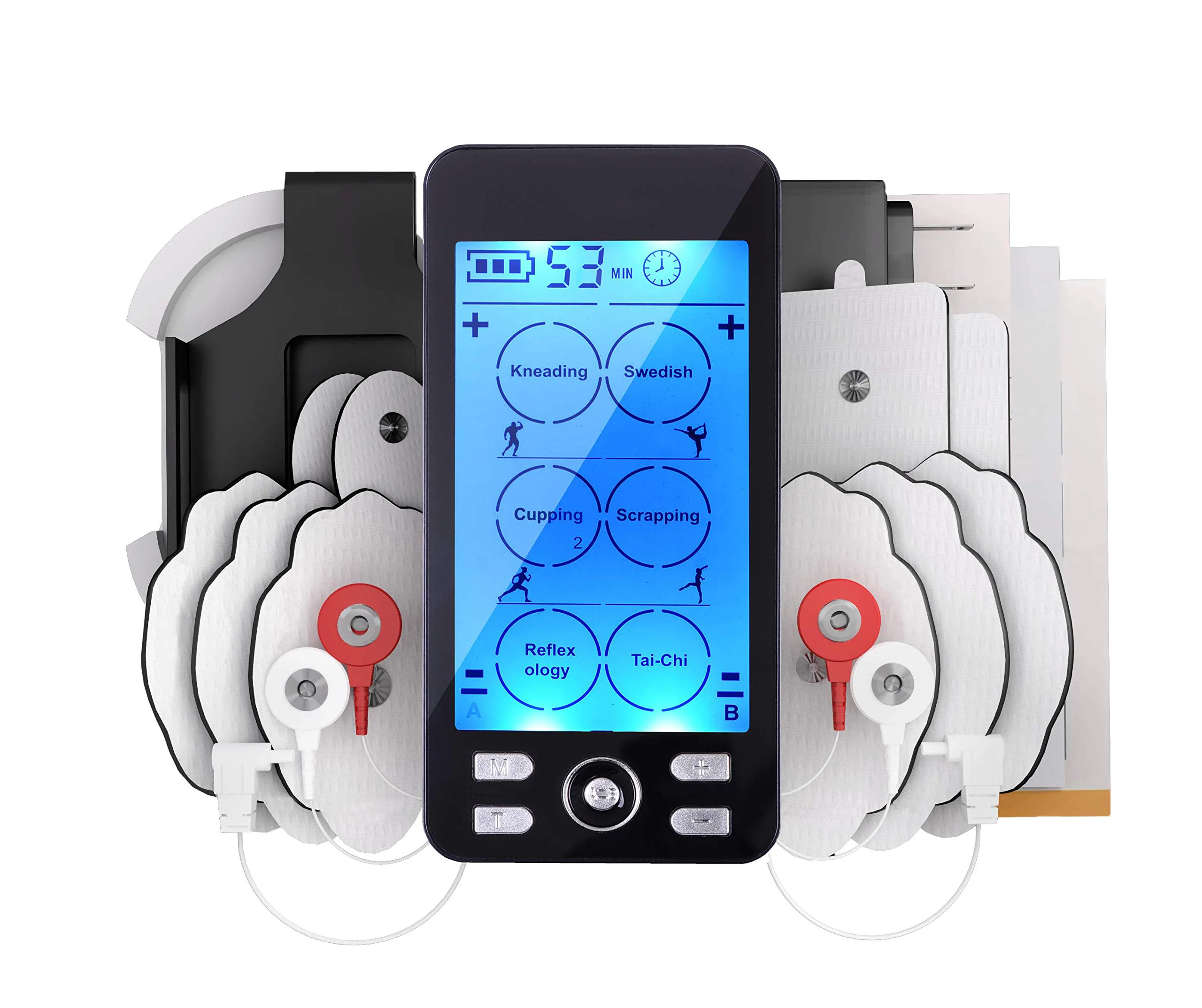 TJ-BPM023 Stroke Therapy Machine Tens Unit Plus 24 Rechargeable Electronic Pulse Massager Machine Multi Mode Device