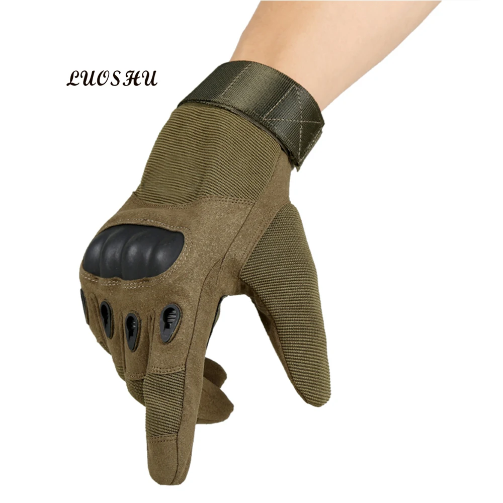 Stock Safety Hard Knuckle Cut Proof Hunting Shooting Gloves Quality Full Half Finger Motorcycle Riding Tactical Racing Gloves