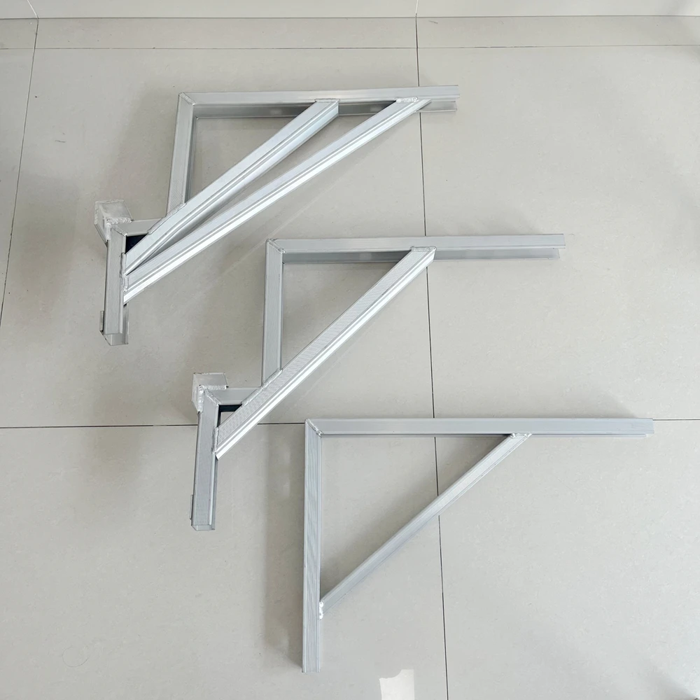 More Sturdy and Durable Premium Aluminum Air Conditioner Outdoor Stand, Professional Manufacturer Mini Split AC Ground Stand