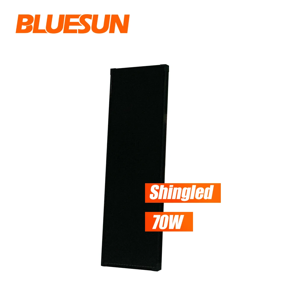 China Hot Selling Flex Full Black 70w 100w 110w 170w 200w Solar Panel For House Use