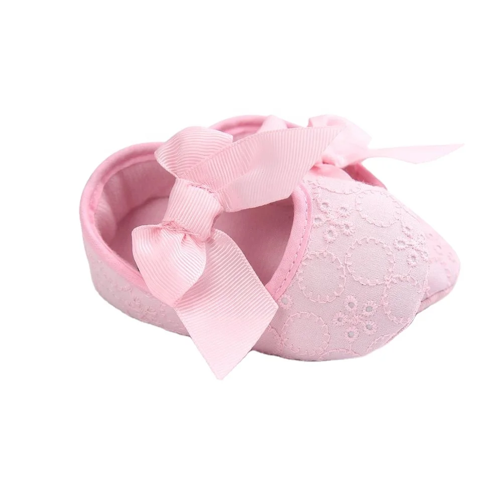 
Cotton Baby Booties With Gripper Soles Soft Sole Stay-on Baby Shoes 