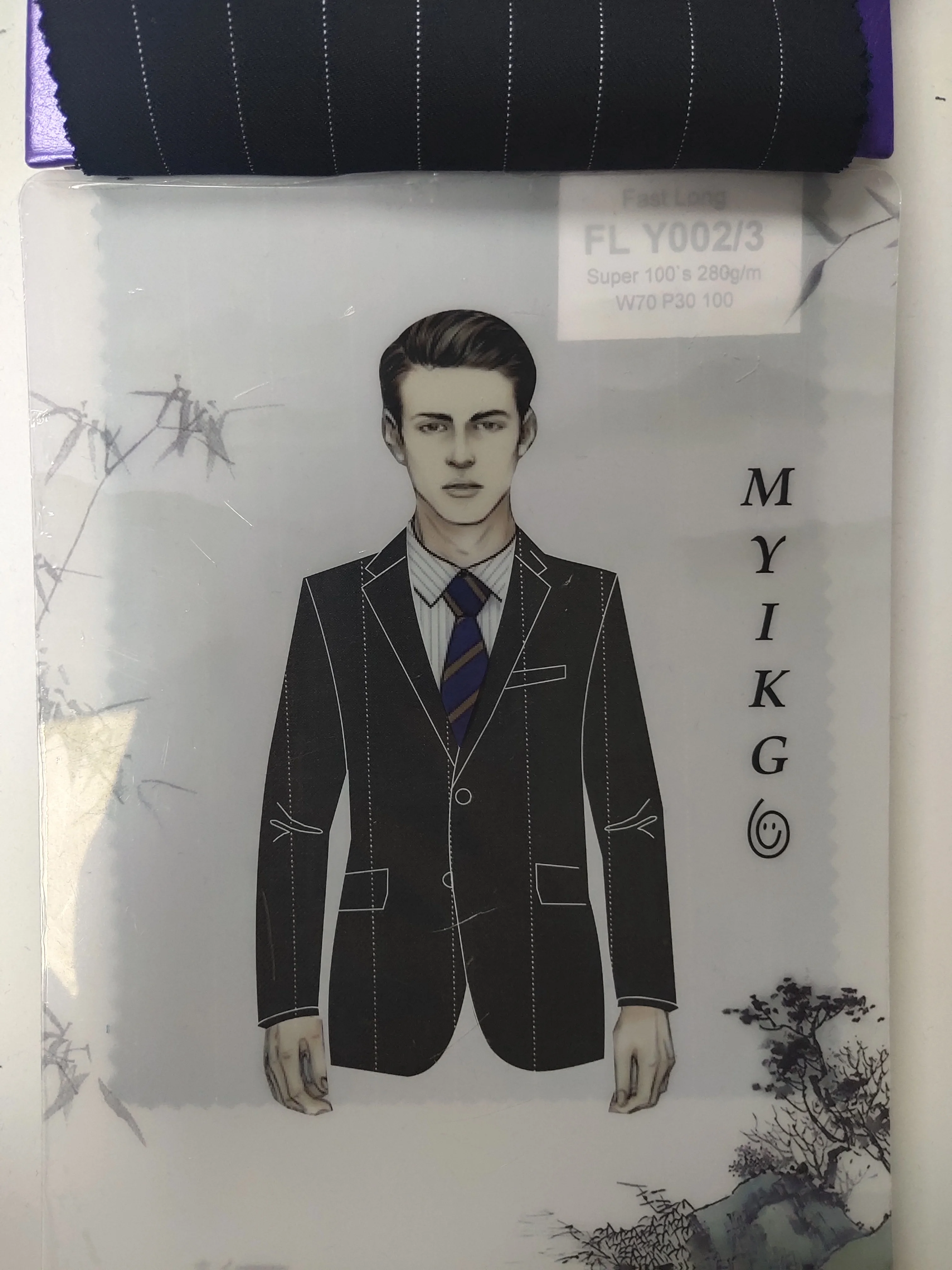 FLY wool70 polyester30 280gsm Мужская австралийская шерстяная ткань, покрытый деловой дорожный светильник, Роскошная ткань для костюма